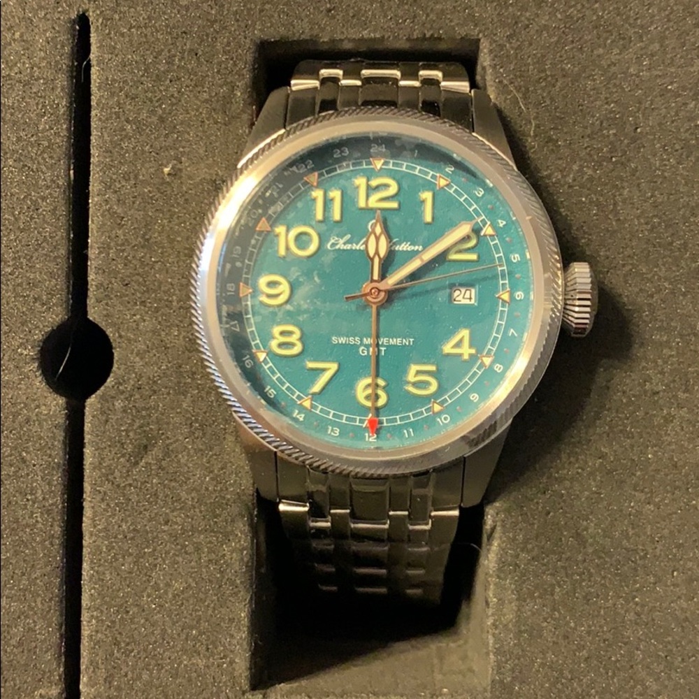 Charles Hutton Stainless Steel Watch